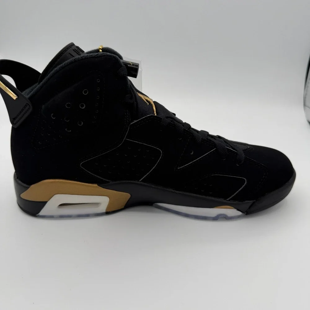 Air Jordan 6‎ Defining Moments Retro CT4954-007 Men's 8 Shoes Black Gold New